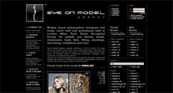 Desktop Screenshot of eyeonmodel.com